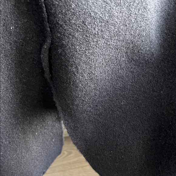 Eileen Fisher Dark Black/Charcoal Wool Vest - Picture 4 of 6